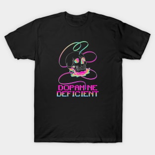 Dopamine Deficient ADHD Rainbow Skull T-Shirt